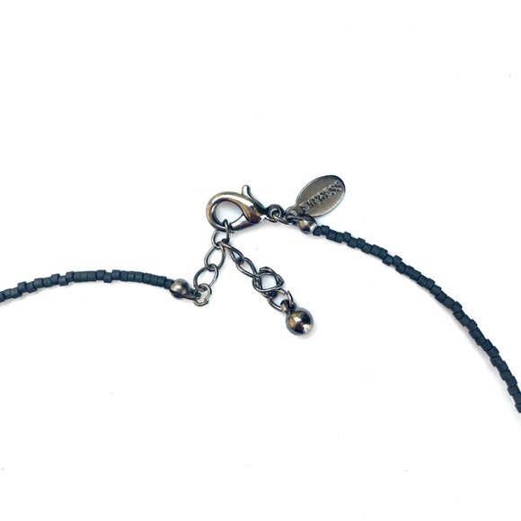 Express Chatoyant Smoke Stone Beaded Necklace - Picture 4 of 5